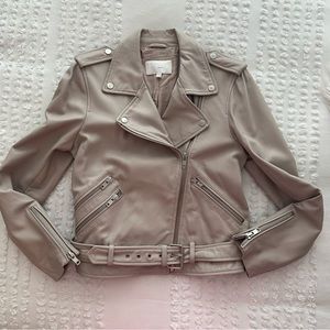 Walter Baker Allison Leather Moto Jacket Sz Medium
